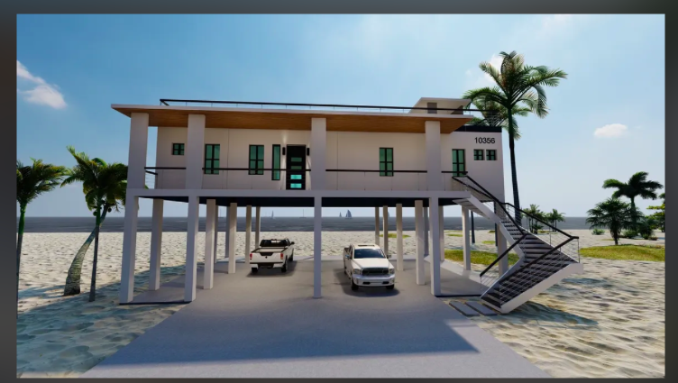 Elevated Coastal Design - Model Home Concept